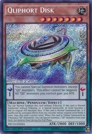 Qliphort Disk (NECH-EN024) - The New Challengers Unlimited-1