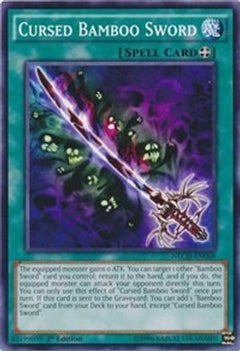 Cursed Bamboo Sword (NECH-EN068) - The New Challengers 1st Edition-1