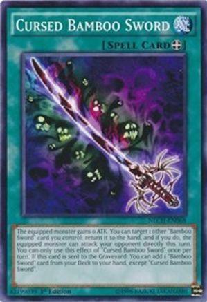 Cursed Bamboo Sword (NECH-EN068) - The New Challengers 1st Edition-1