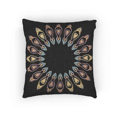 Geometric Pattern Woven Pillow | Decorative Throw Cushion-7