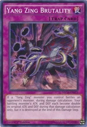 Yang Zing Brutality (NECH-EN075) - The New Challengers 1st Edition-1