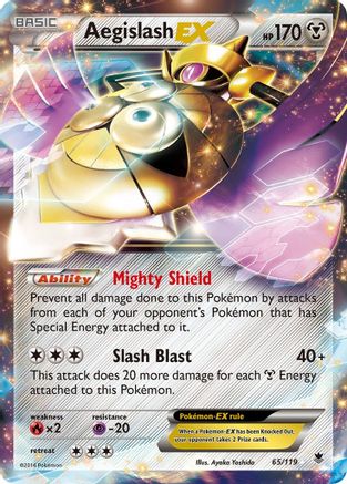 Aegislash EX 65/119 - XY  Phantom Forces Holofoil