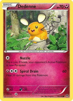 Dedenne 70/119 - XY  Phantom Forces-1