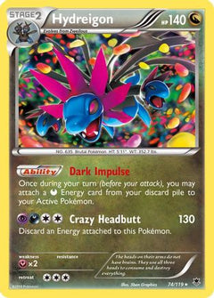 Hydreigon 74/119 - XY  Phantom Forces-1