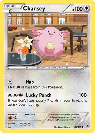 Chansey 80/119 - XY  Phantom Forces