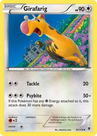 Girafarig/119 - XY  Phantom Forces