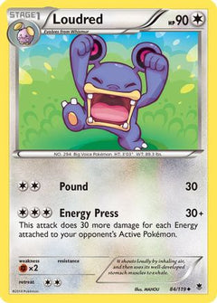 Loudred/119 - XY  Phantom Forces Reverse Holofoil-1