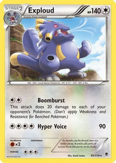 Exploud/119 - XY  Phantom Forces Reverse Holofoil-1