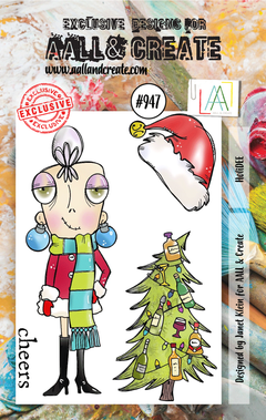 AALL and Create A7 Stamp Set - #947 - HoliDEE-1
