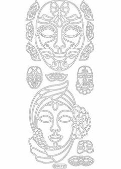Deco Stickers - Masks-1