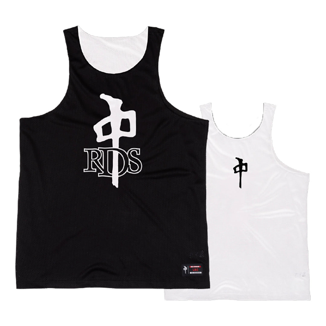 Red Dragon 'Mesh OG' Tank Top - Black/White (Reversible)-1