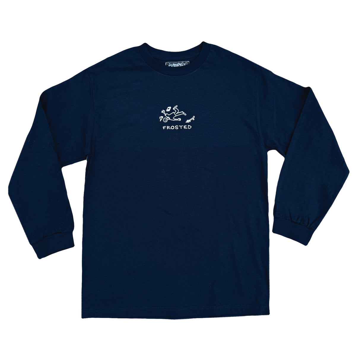 Frosted Skateboards 'Classic Monday' L/S Tee - Navy