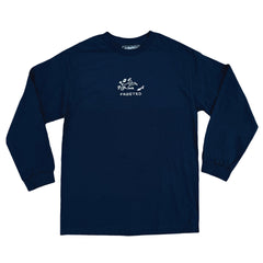 Frosted Skateboards 'Classic Monday' L/S Tee - Navy-1