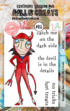 AALL and Create #955 - A7 Stamp Set - Devil Dee-1
