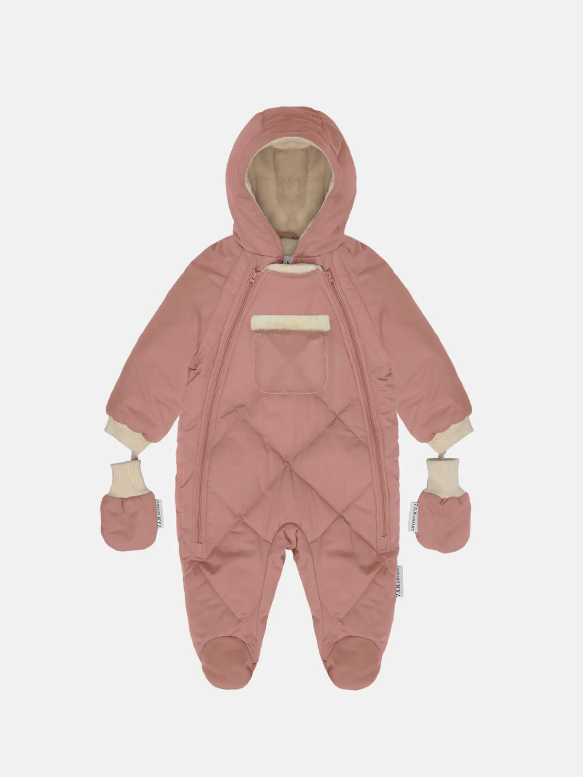 Snow Jumpsuit | 7am Enfant |  Rose Dawn-1