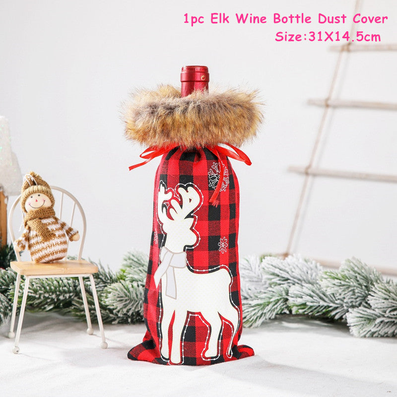 Christmas Decorations Christmas Wine Bottle Socks-68