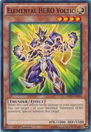 Elemental HERO Voltic (SDHS-EN004) - Structure Deck: HERO Strike Unlimited-1