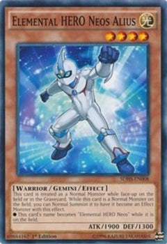 Elemental HERO Neos Alius (SDHS-EN008) - Structure Deck: HERO Strike 1st Edition-1