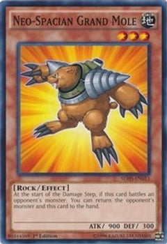 Neo-Spacian Grand Mole (SDHS-EN013) - Structure Deck: HERO Strike 1st Edition-1