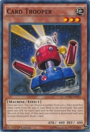 Card Trooper (SDHS-EN015) - Structure Deck: HERO Strike 1st Edition-1