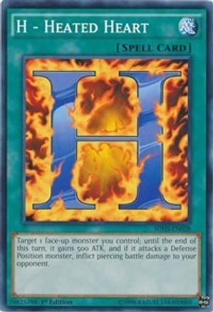 H - Heated Heart (SDHS-EN028) - Structure Deck: HERO Strike 1st Edition