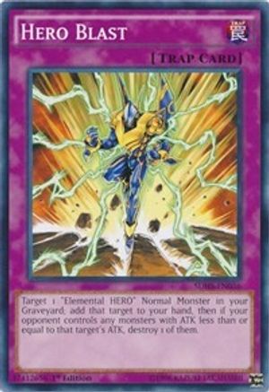 Hero Blast (SDHS-EN036) - Structure Deck: HERO Strike Unlimited-1