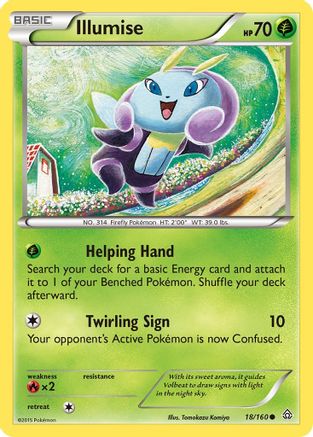 Illumise 18/160 - XY  Primal Clash Reverse Holofoil-1