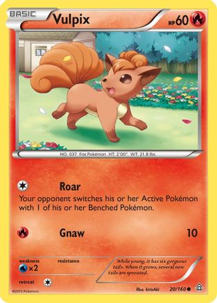 Vulpix 20/160 - XY  Primal Clash-1