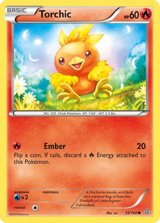 Torchic 25/160 - XY  Primal Clash-1