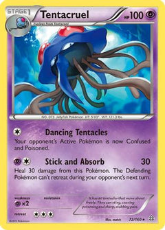 Tentacruel/160 - XY  Primal Clash Reverse Holofoil-1