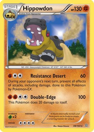 Hippowdon/160 - XY  Primal Clash Holofoil-1