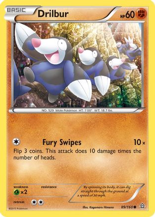 Drilbur/160 - XY  Primal Clash
