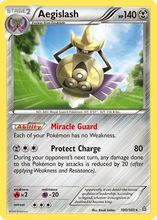 Aegislash/160 - XY  Primal Clash Holofoil