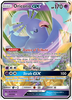 Oricorio GX 95/236 - SM  Cosmic Eclipse Holofoil-1