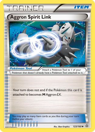 Aggron Spirit Link/160 - XY  Primal Clash Reverse Holofoil