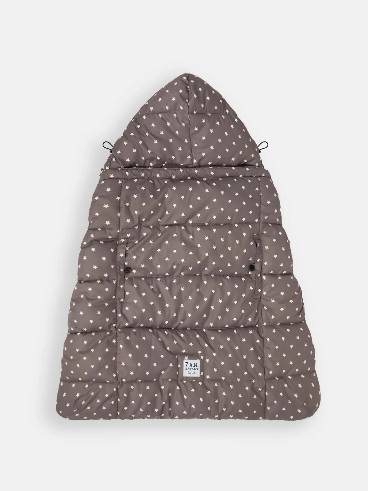 K-Poncho - Plush | 7am Enfant |  Ash Oak Stars Heavy Weight-2
