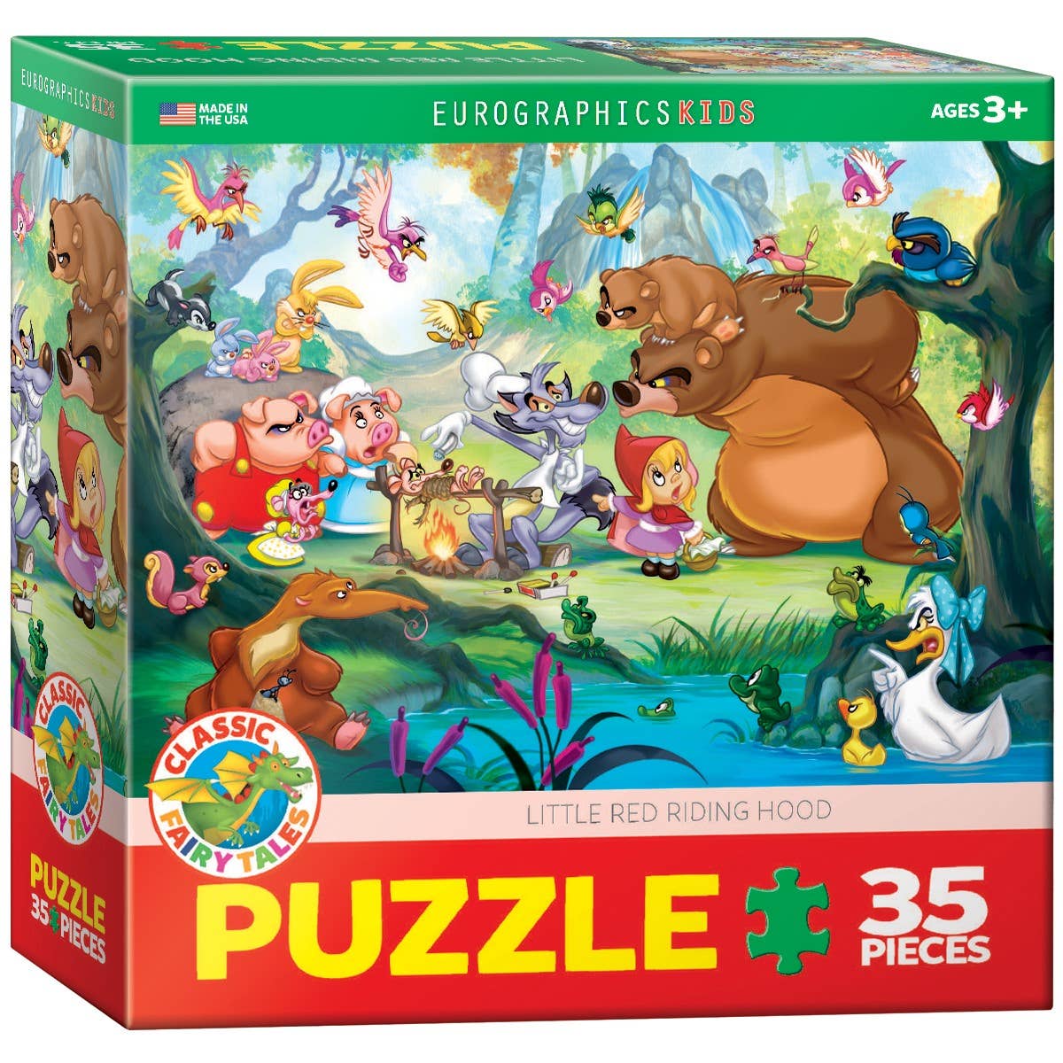 Eurographics Little Red Riding Hood 35-Piece Puzzle - Ages 3+-1
