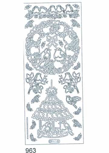 Deco Stickers - Wreath - Birds-1