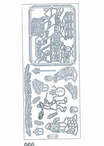 Deco Stickers - Winter Scene-1