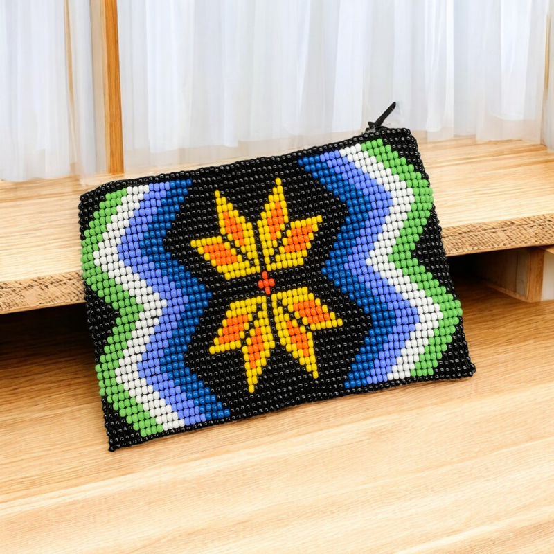 Half Star Beaded coin purse-1