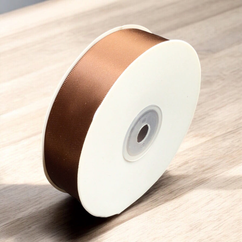 30 Meter Double Face Brown Ribbon Roll#846-2
