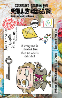 AALL and Create #969 - A7 Stamp Set - Benjamin Franklin-1