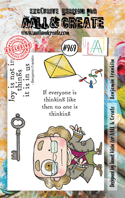 AALL and Create #969 - A7 Stamp Set - Benjamin Franklin-1