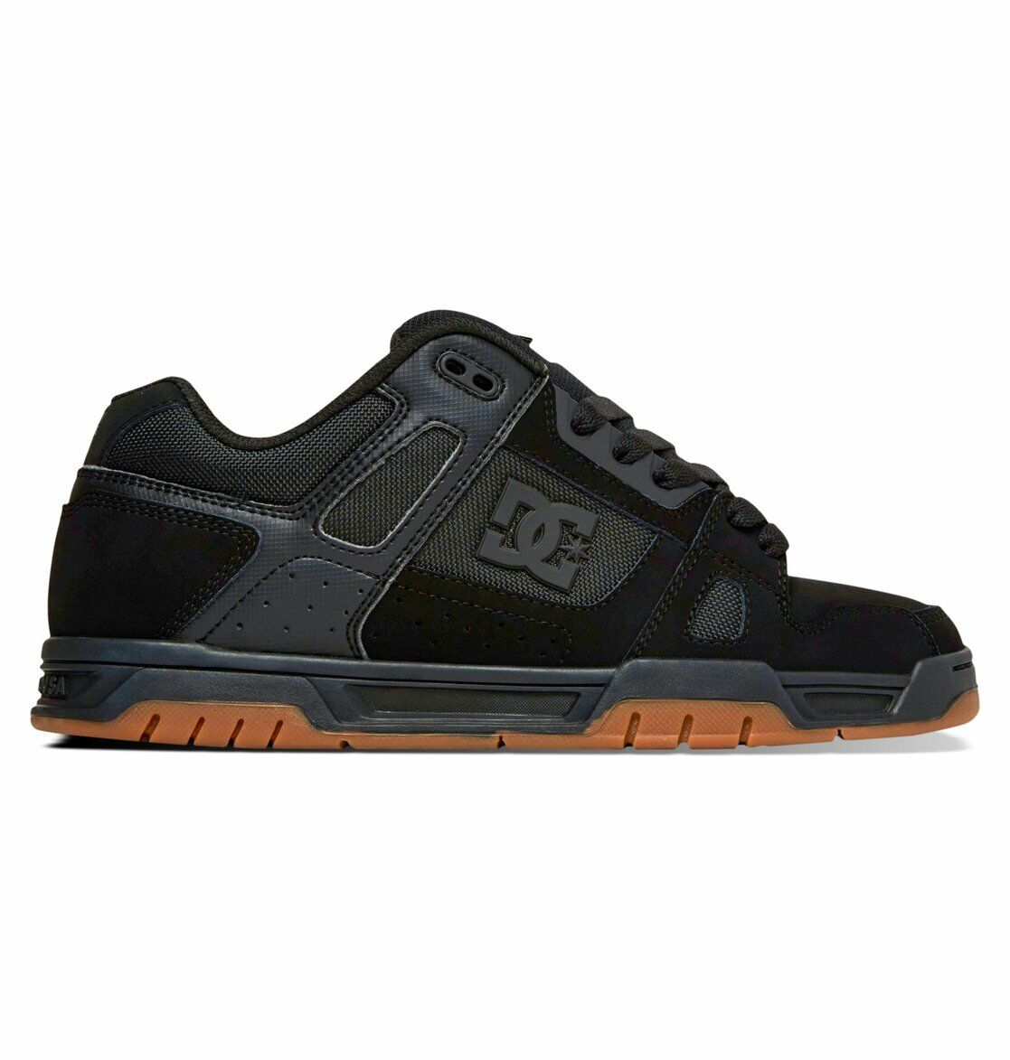 DC Shoes 'Stag' Shoes - Black/Gum-1