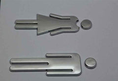 Hotel Bathroom Signage Metal-4