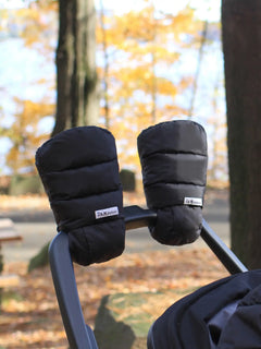 Warmmuffs | 7am Enfant | Black Plush-1
