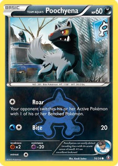Team Aqua's Poochyena 16/34 - Double Crisis-1