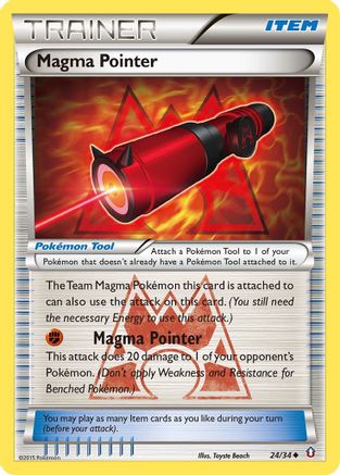 Magma Pointer 24/34 - Double Crisis Reverse Holofoil-1