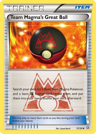 Team Magma's Great Ball 31/34 - Double Crisis-1