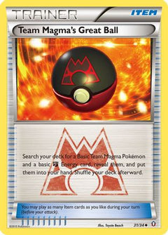 Team Magma's Great Ball 31/34 - Double Crisis Reverse Holofoil-1